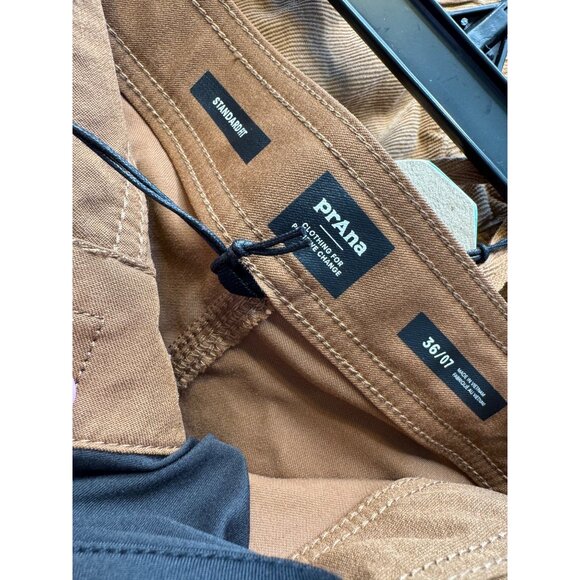 Prana Men's Stretch Zion Hybrid Short II Size 36/07 Rust Brown NWT Pockets - Picture 13 of 15